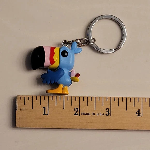 Toucan Sam Kelloggs Fruit Loops Funko Pocket Pop Vinyl Minifigure Keychain 2020 - Picture 5 of 16